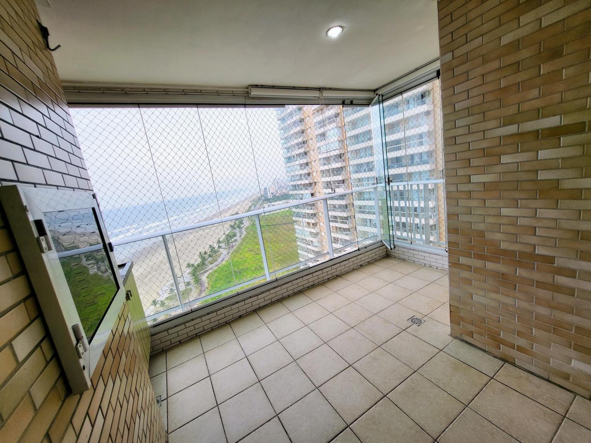 Apartamento Para Relaxar De Frente A Praia Praia Grande  Exterior foto